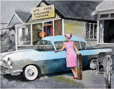 Painting of Jaywick, Essex 2 (©Julia Austin-Brenes)