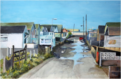 Painting of Jaywick, Essex 3 (©Julia Austin-Brenes)