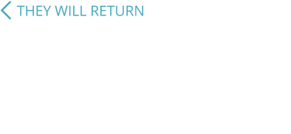 THEY WILL RETURN This painting depicts the day that five political prisoners were returned to Cuba as part of the brief thawing of US/Cuban relations. The man looking out to sea is a security guard of the once infamous Hotel Nacional. "They Will Return" is a reference to a quote by Fidel Castro.